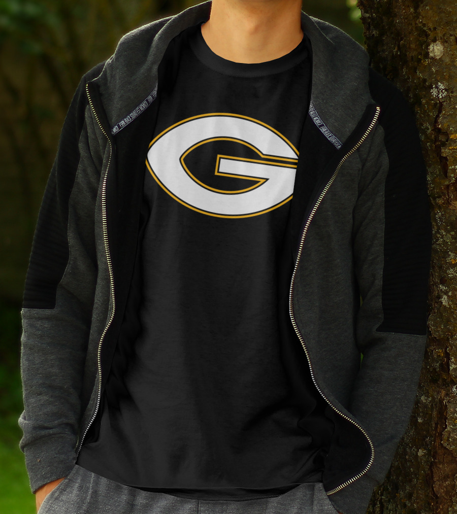 Green Bay Packers Football Oval G T-Shirt