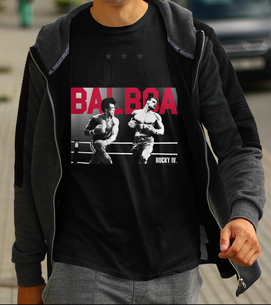 Rocky Balboa Rocky IV Classic Look Boxing Match 30181 T-Shirt