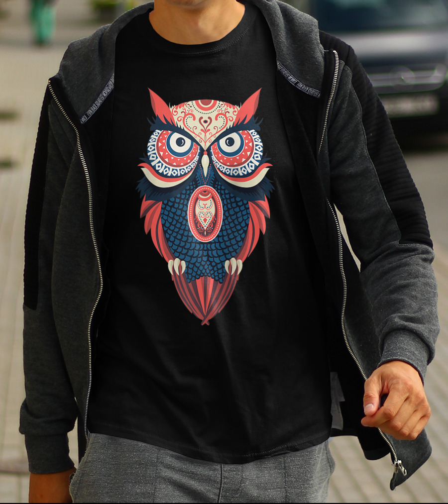 Spirit Animal Owl Folk T-Shirt