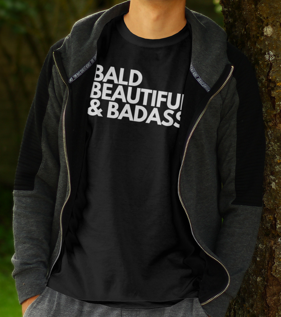 Bald Beautiful And Badass Cancer Fight Babies T-Shirt