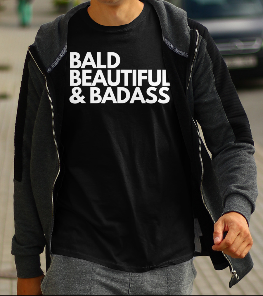 Bald Beautiful And Badass Cancer Fight Babies T-Shirt