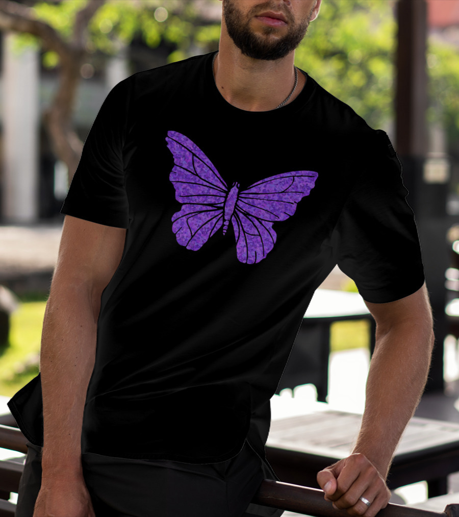 Butterfly Purple Lavender Wings T-Shirt