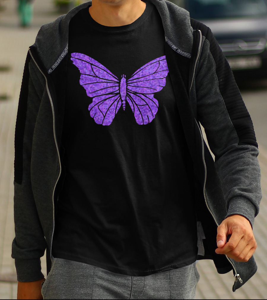 Butterfly Purple Lavender Wings T-Shirt