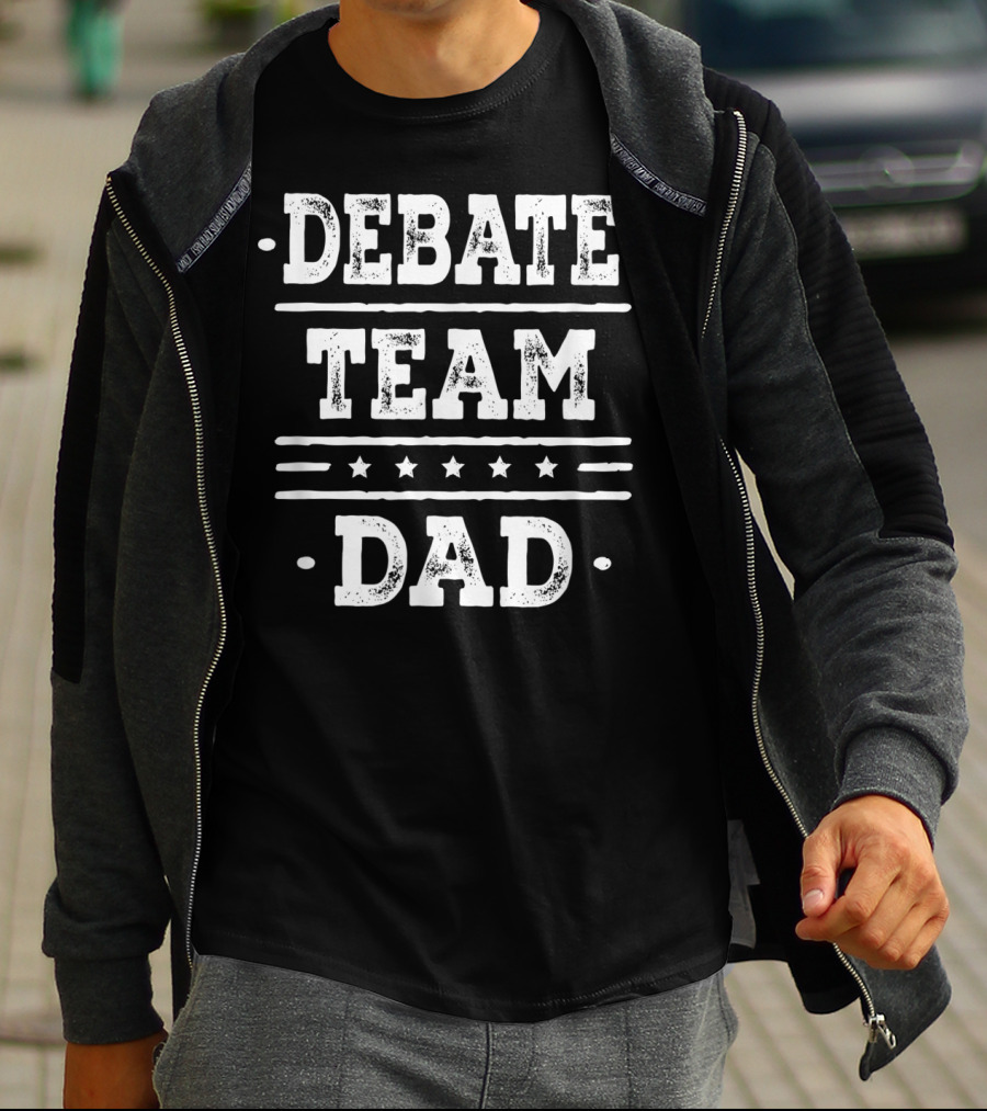 Debate Team Dad Proud Member Mens Debating Club T-Shirt
