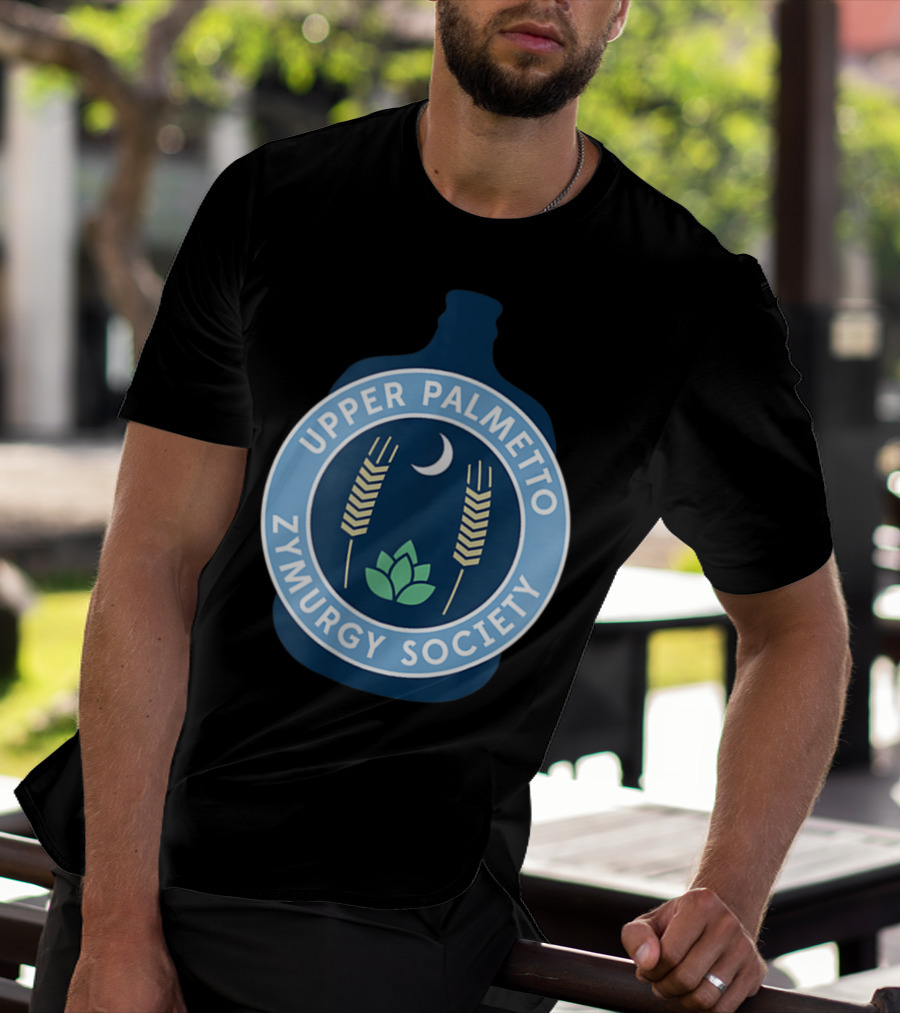 Upper Palmetto Zymurgy Society Moon Wheat Homebrew Club T-Shirt