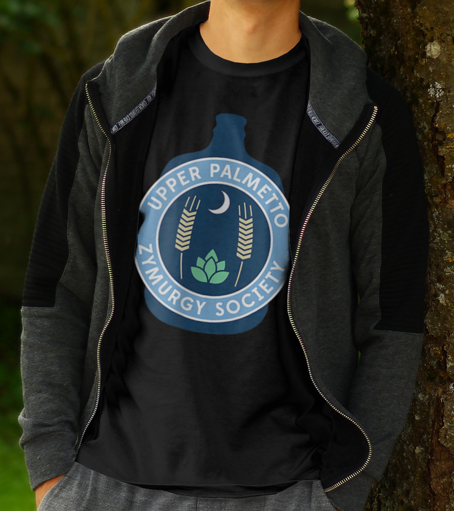 Upper Palmetto Zymurgy Society Moon Wheat Homebrew Club T-Shirt