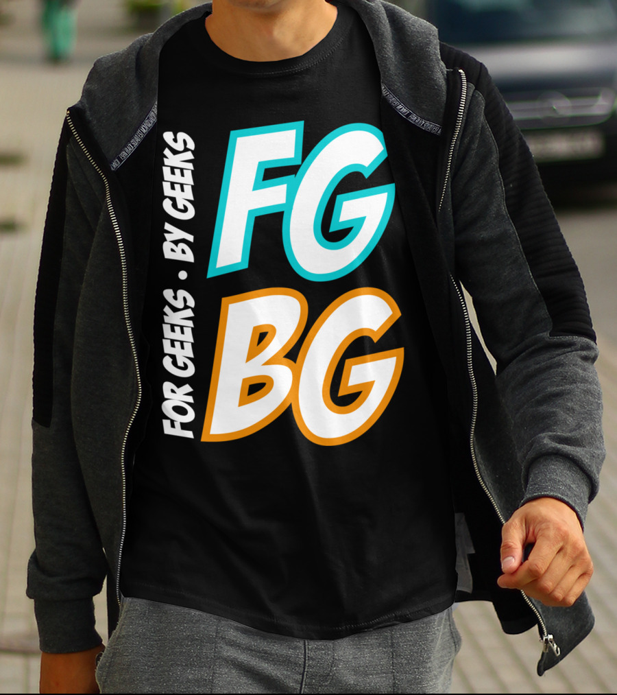 FG BG For Geeks By Geeks T-Shirt