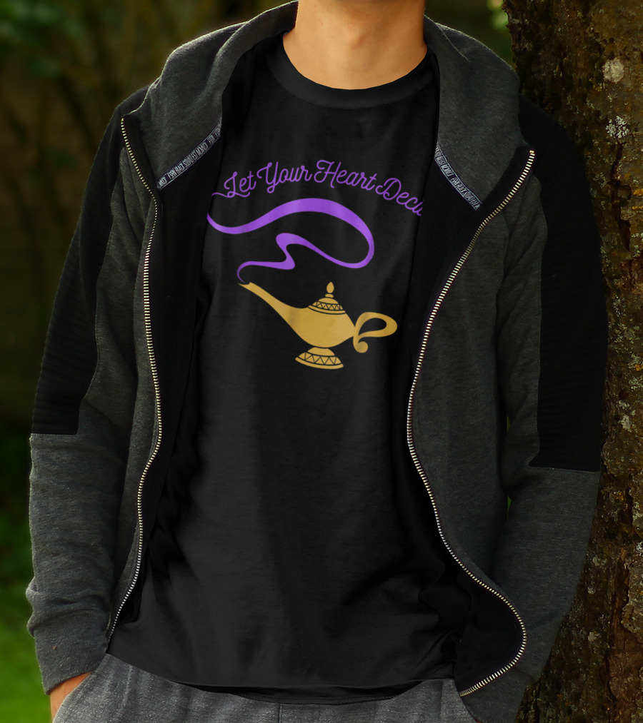 Disney Aladdin Genie Lamp Let Your Heart Decide T-Shirt