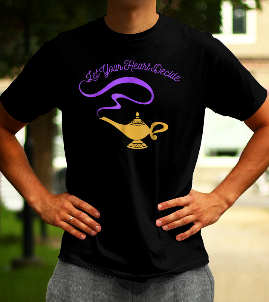 Disney Aladdin Genie Lamp Let Your Heart Decide T-Shirt