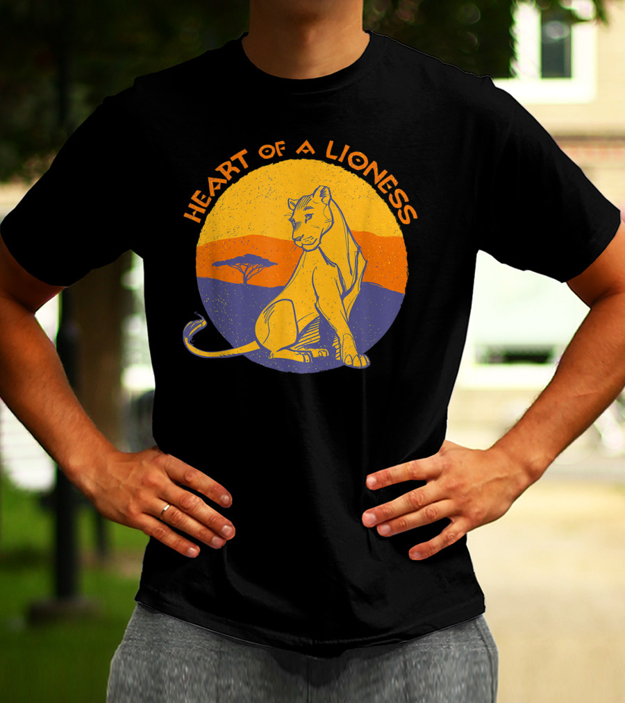Disney Lion King Nala Heart Of A Lioness African Sunset T-Shirt