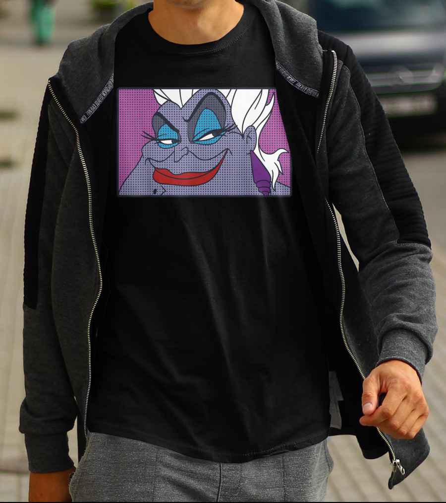 Disney Little Mermaid Ursula Pop Art Comic T-Shirt