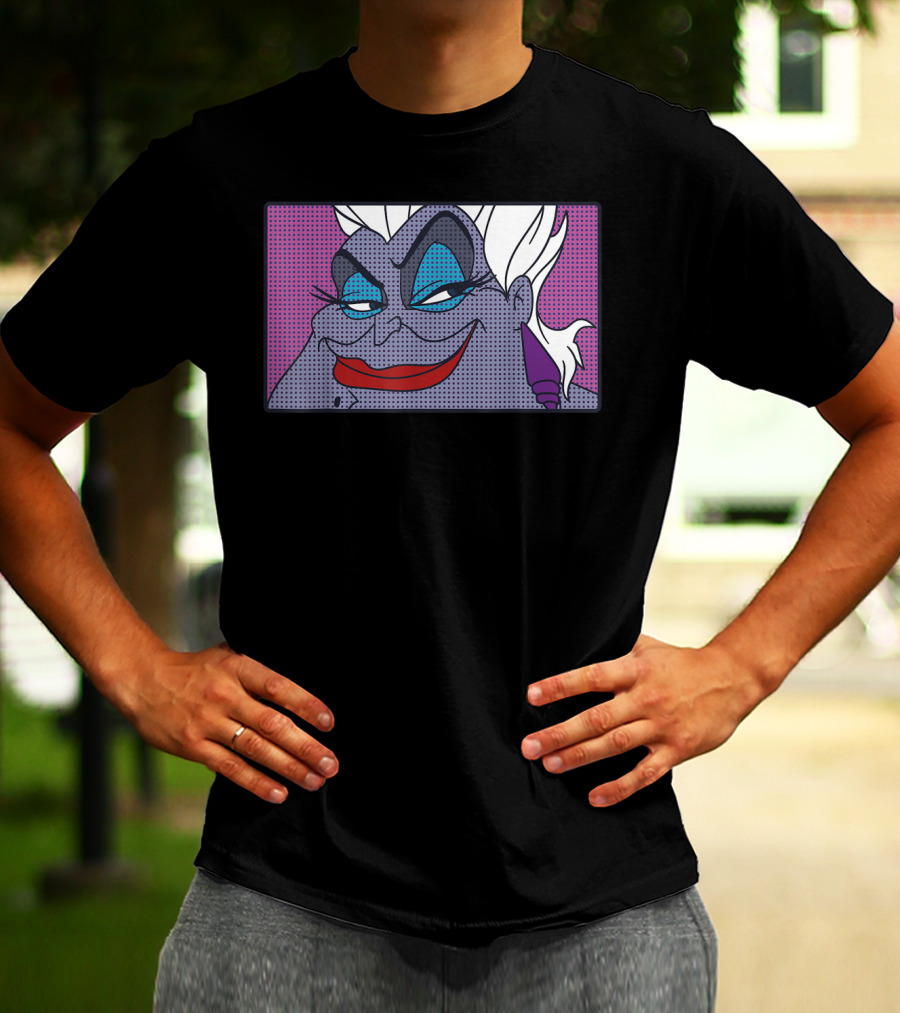Disney Little Mermaid Ursula Pop Art Comic T-Shirt