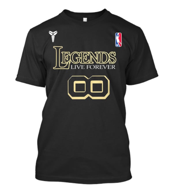 BRYANT LEGENDS LIVE FOREVER NBA 8 T-Shirt