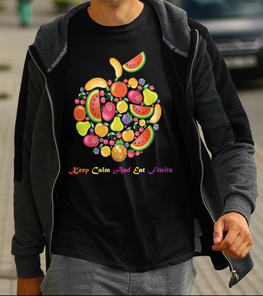 Stay Calm And Enjoy Delicious Fruits Collection T-Shirt