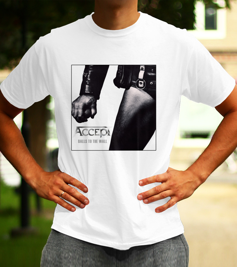 ACCEPT Balls To The Wall Classic Rock Album Cover Image T-Shirt