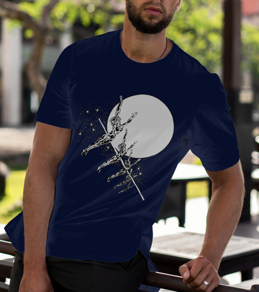 HAWKWIND BAND SPACE THEMED ASTRONAUTS MOON JUMPING T-Shirt