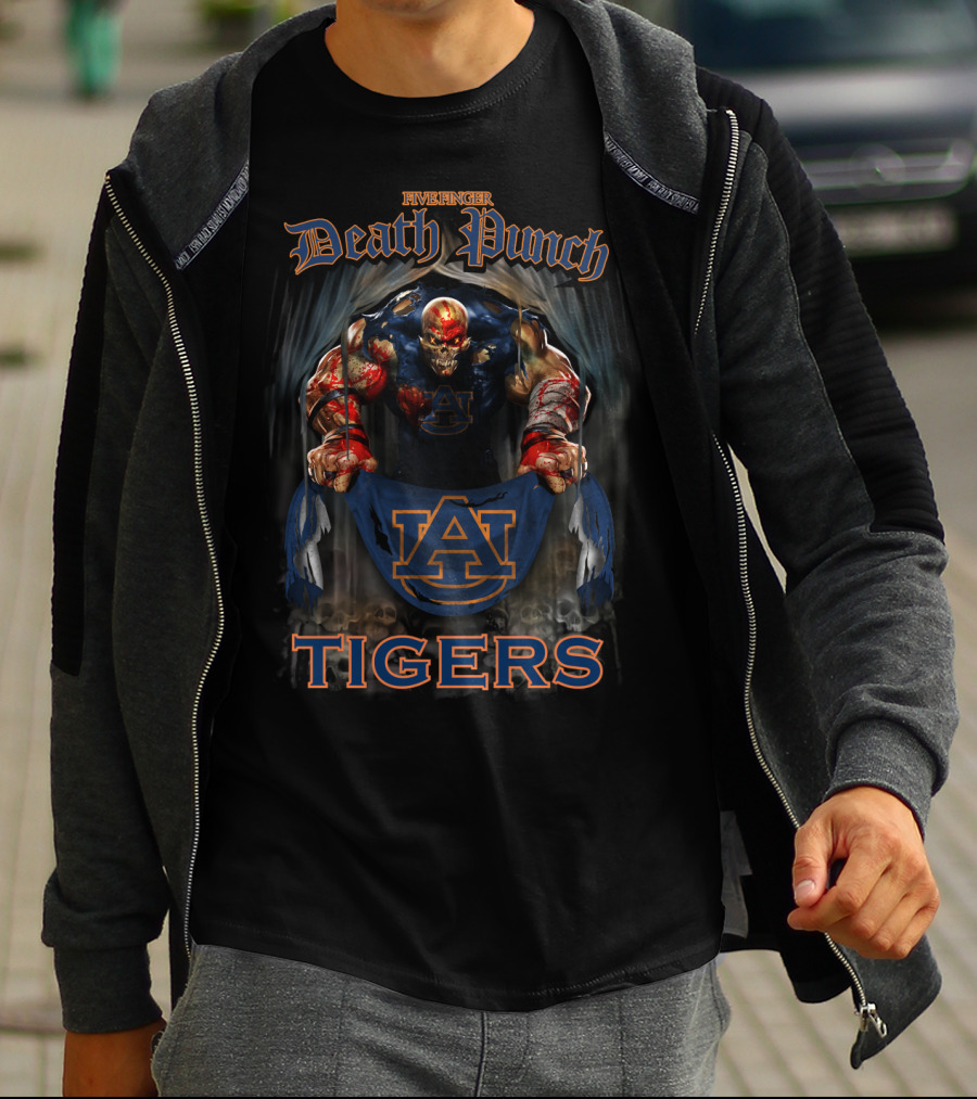 Five Finger Death Punch Auburn Tigers T-Shirt