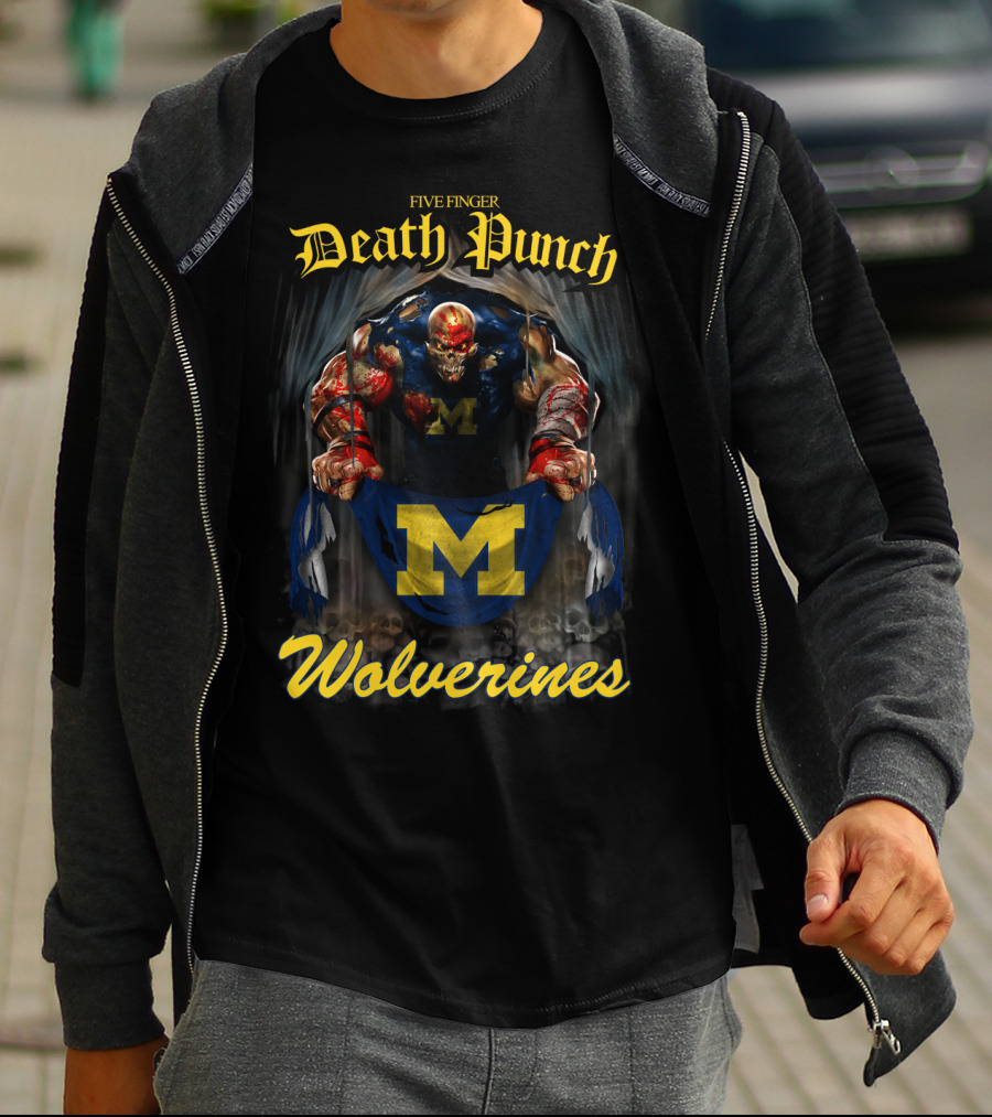 Five Finger Death Punch Michigan Wolverines T-Shirt
