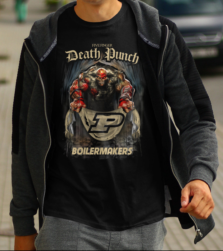 Five Finger Death Punch Purdue Boilermakers T-Shirt