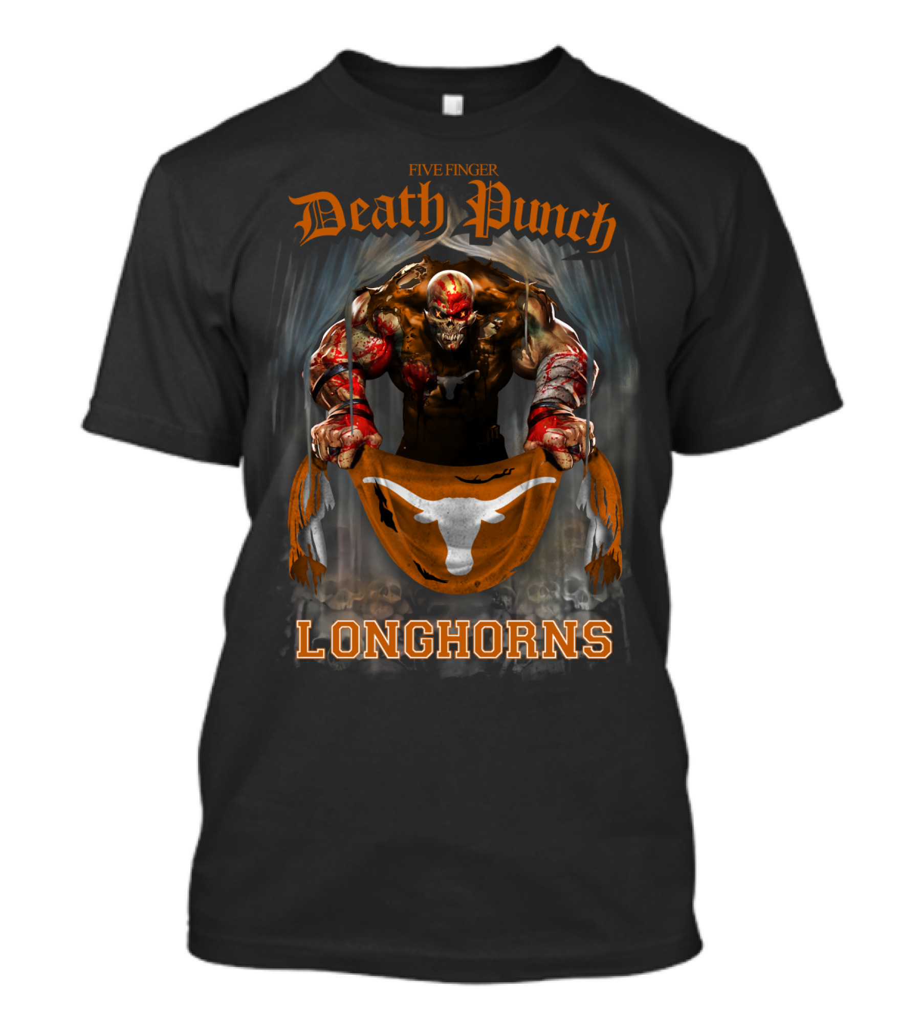 Five Finger Death Punch Longhorns T-Shirt
