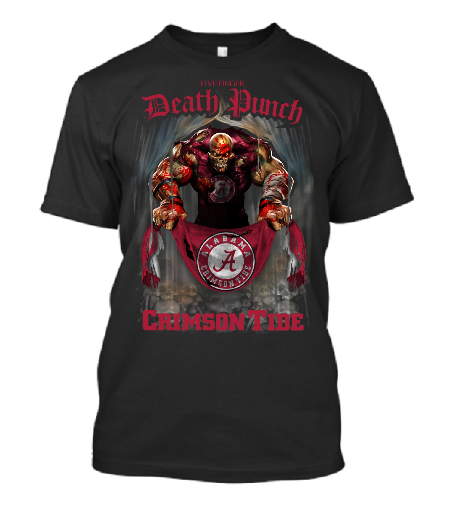 Five Finger Death Punch Alabama Crimson Tide T-Shirt