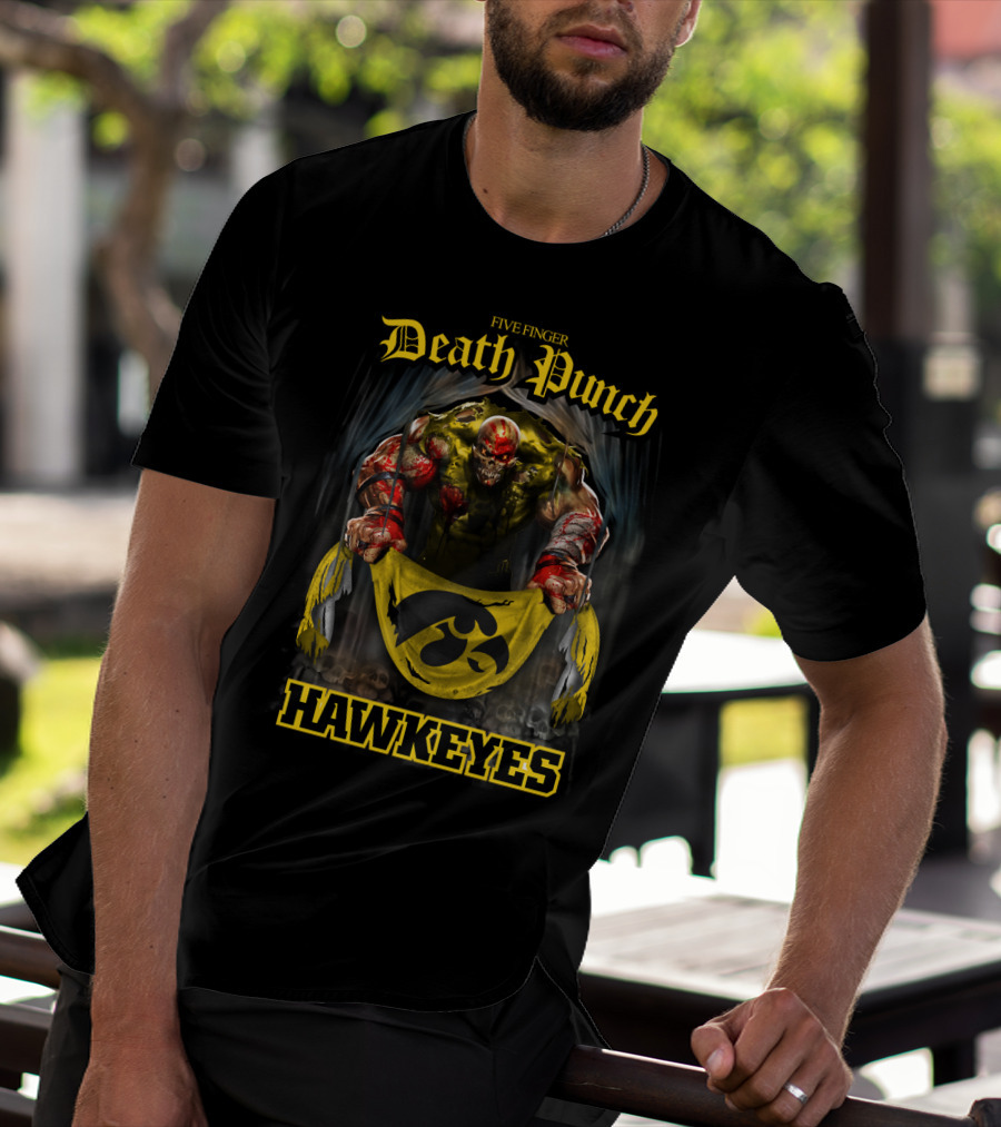 Five Finger Death Punch Iowa Hawkeyes T-Shirt