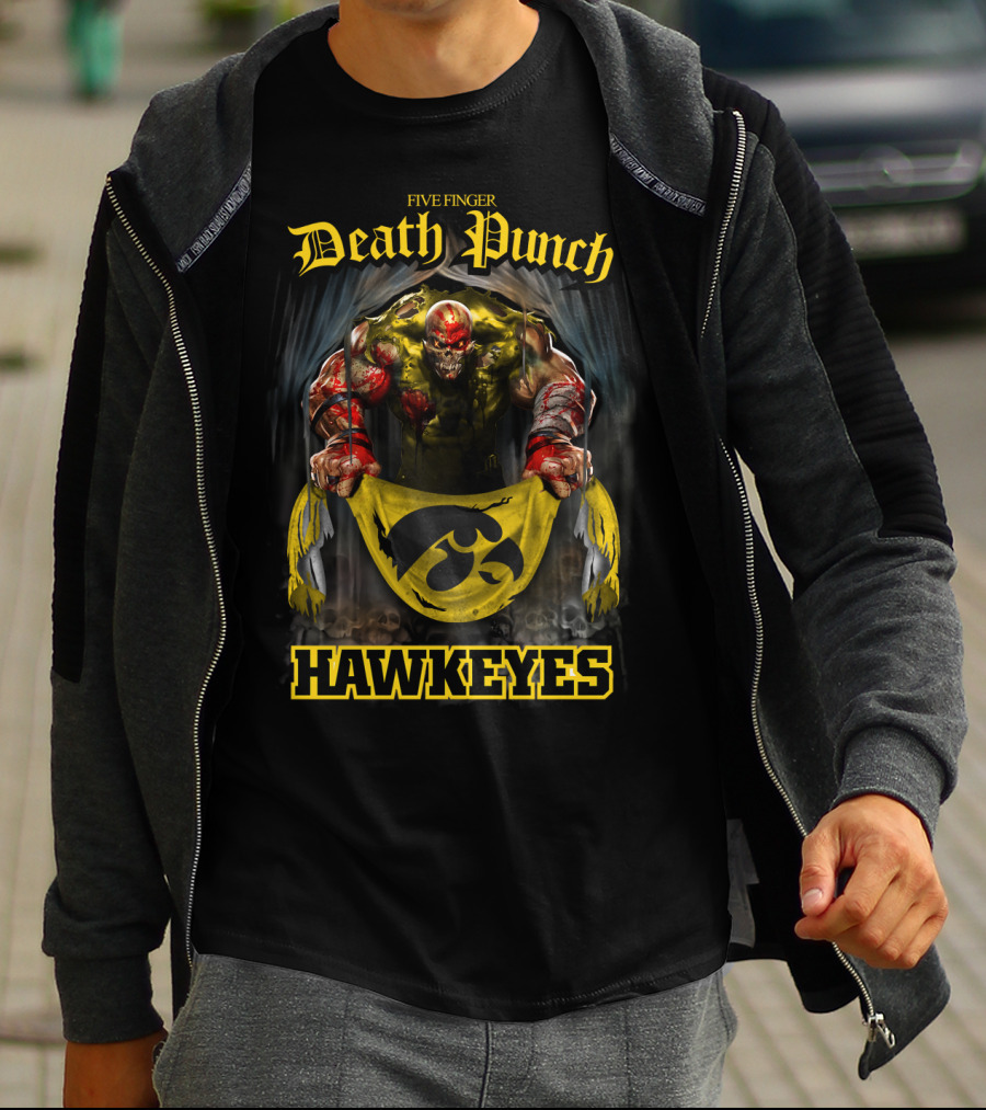 Five Finger Death Punch Iowa Hawkeyes T-Shirt