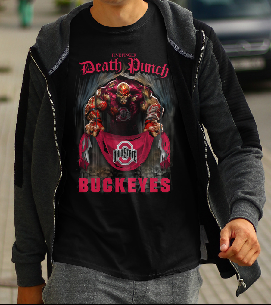 Five Finger Death Punch Ohio State Buckeyes T-Shirt