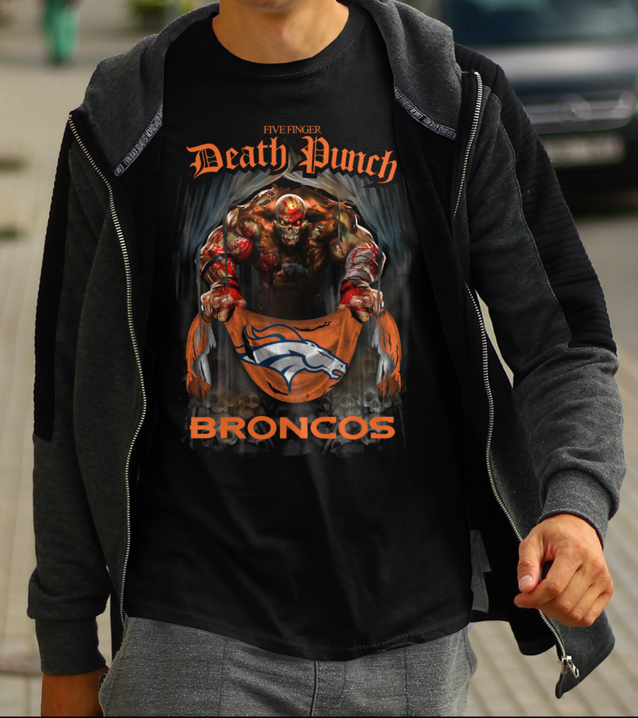 Five Finger Death Punch Broncos T-Shirt