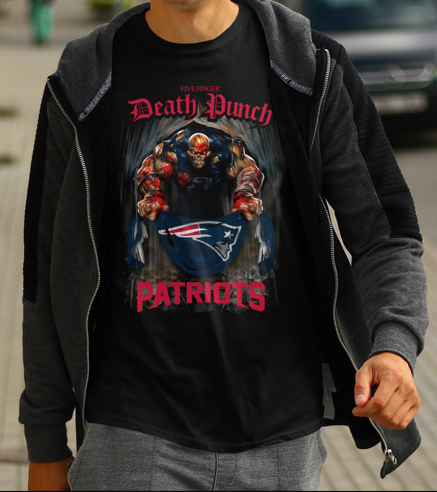 Five Finger Death Punch New England Patriots T-Shirt