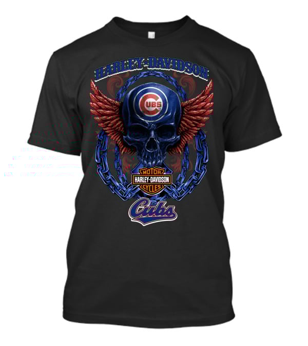 Harley Davidson Cubs Skull Logo Hd T8M5 T-Shirt