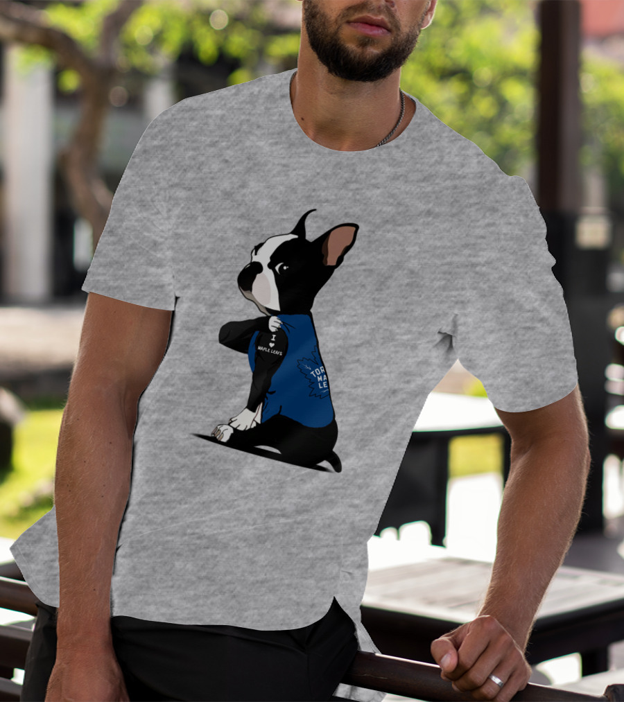 Toronto Maple Leafs I Love Maple Leafs Bulldog T-Shirt