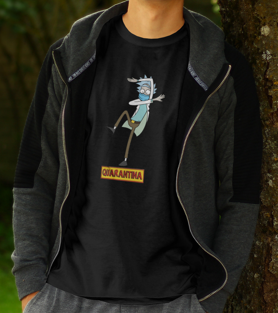 Quarantina Ds Rick And Morty T-Shirt