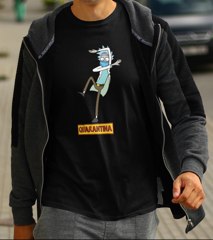 Quarantina Ds Rick And Morty T-Shirt