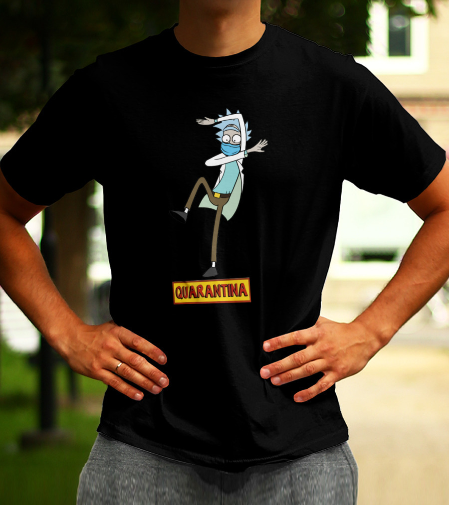 Quarantina Ds Rick And Morty T-Shirt