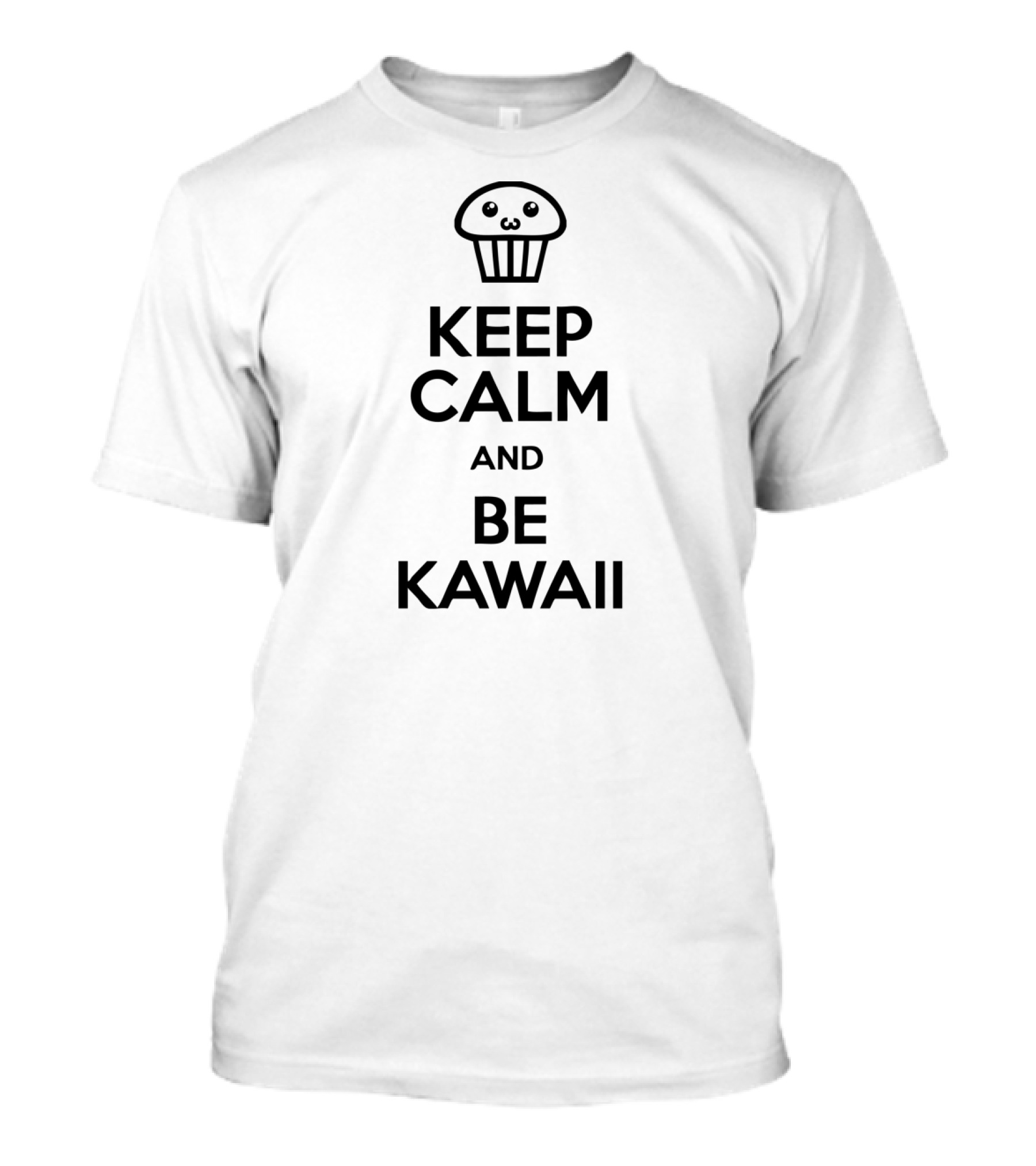 Keep Calm And Be Kawaii With Cute Muffin T-Shirt