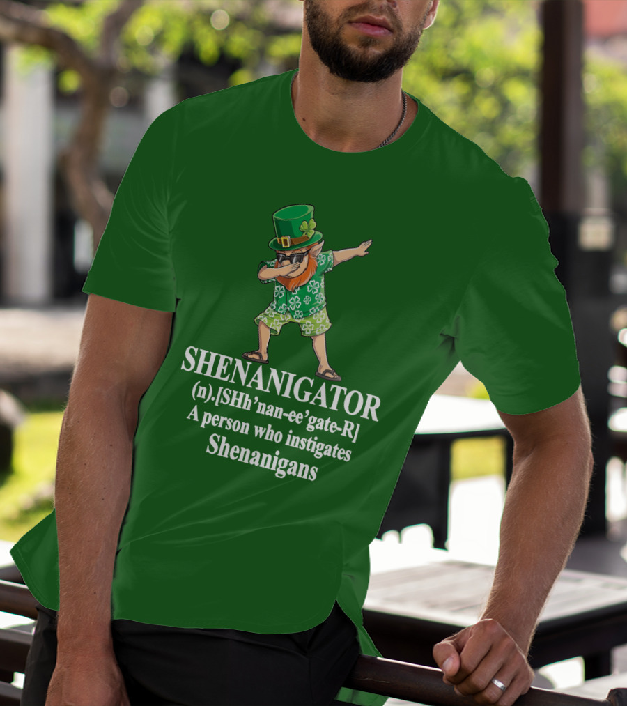 SHENANIGATOR Definition Celtic Inspired Mischief Instigator T-Shirt