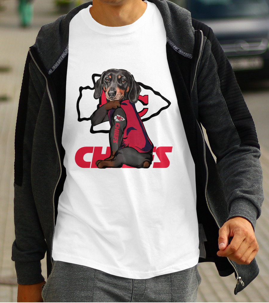 Dachshund Chiefs Kc Chiefs T-Shirt