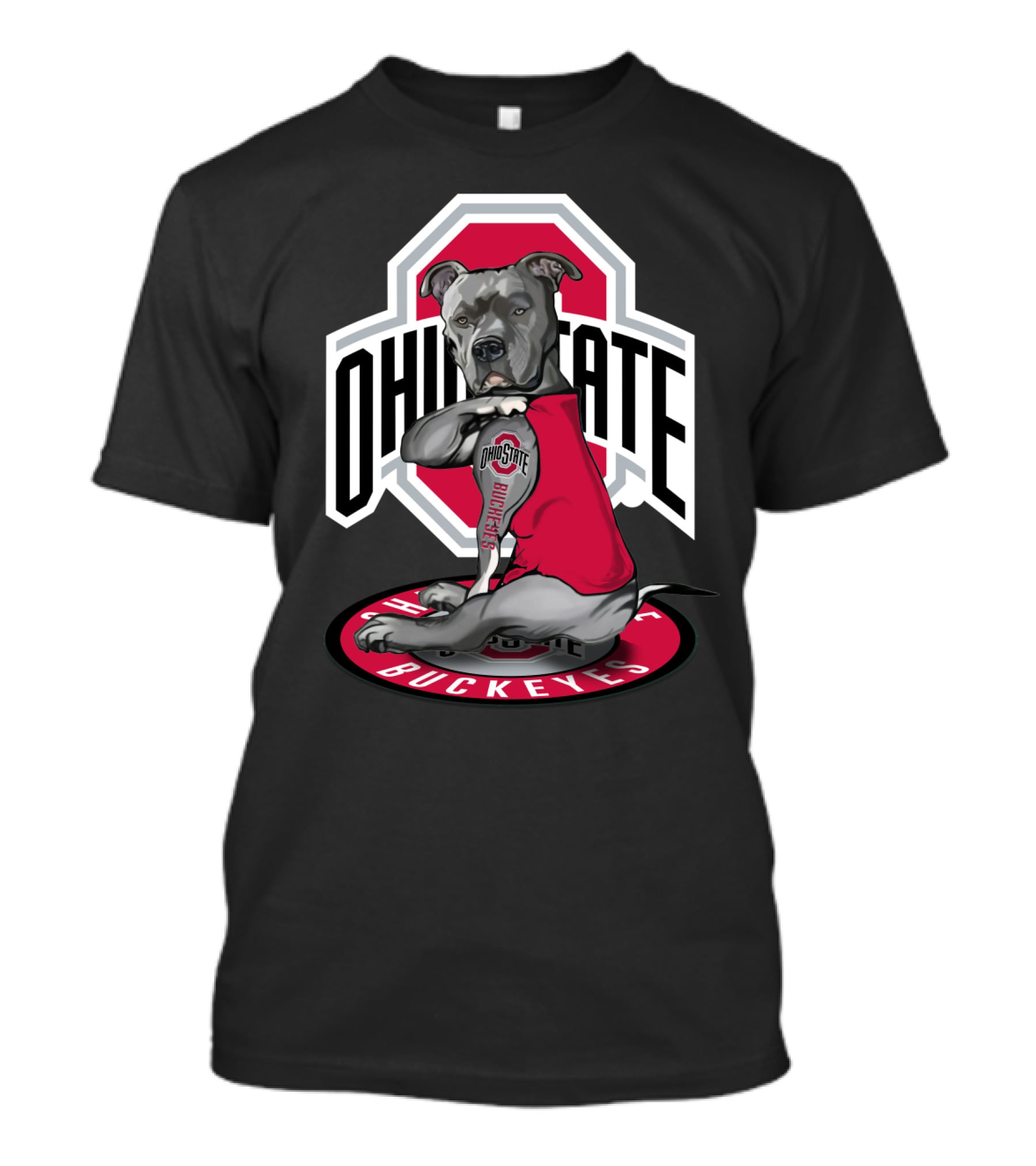 Ohio State Buckeyes Pitbull T-Shirt