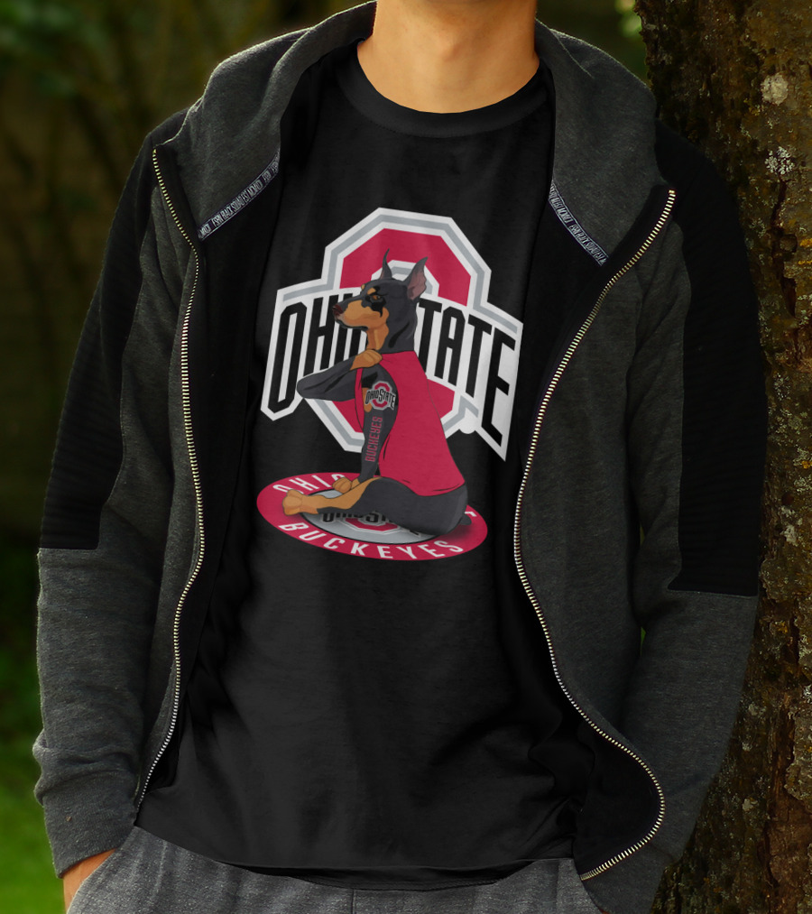 Ohio State Buckeyes Doberman T-Shirt