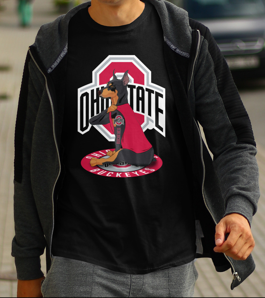 Ohio State Buckeyes Doberman T-Shirt