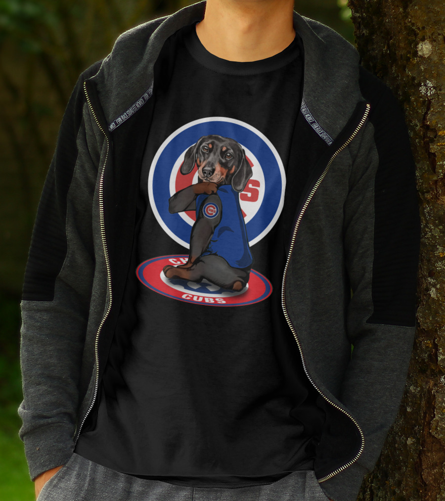 Cubs Dachshunds Chicago Cubs T-Shirt