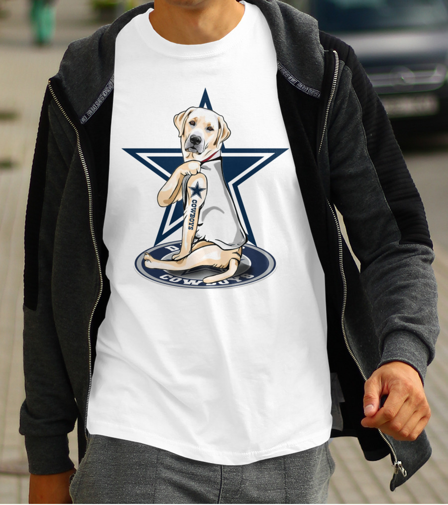 Cowboys Labrador Retriever Star T-Shirt