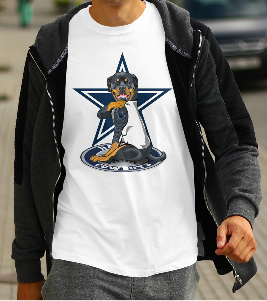 Dallas Cowboys Star Rottweiler T-Shirt
