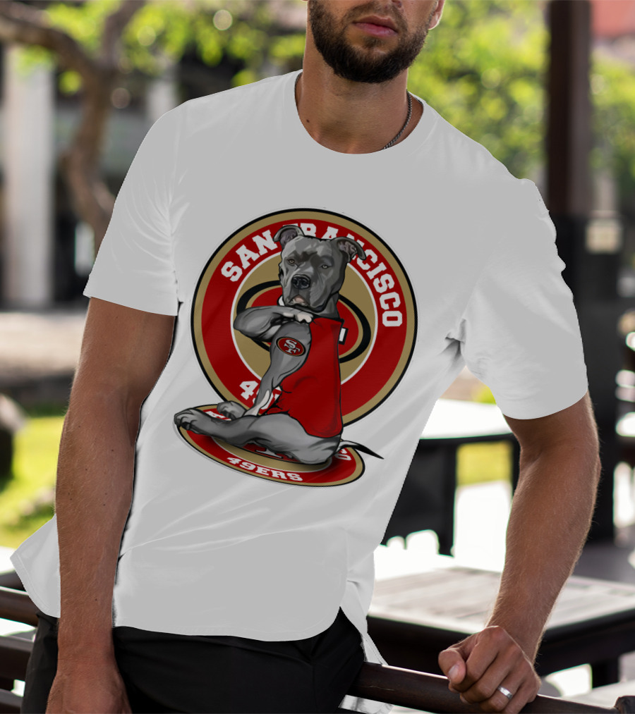 San Francisco 49ers Pitbull Nfl Team Spirit T-Shirt