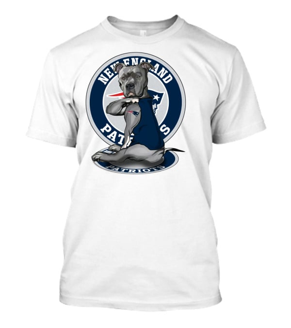 New England Patriots Pitbull Fan T-Shirt