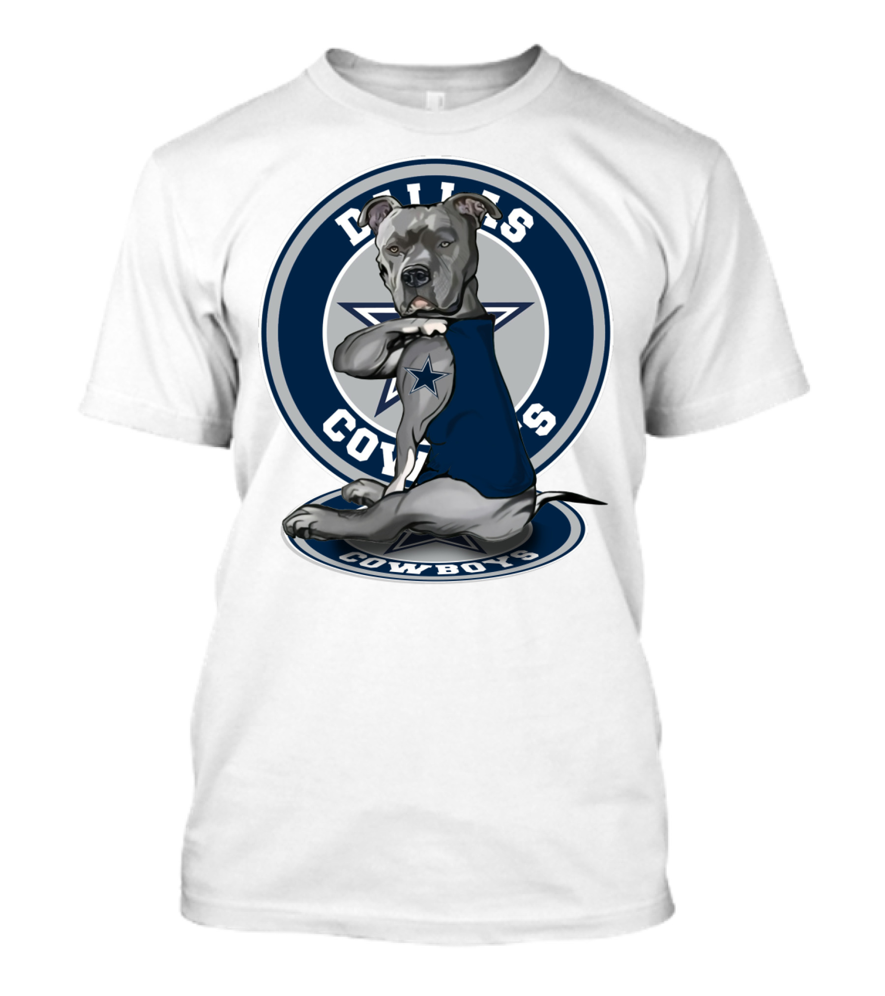 Dallas Cowboys Pitbull Star T-Shirt