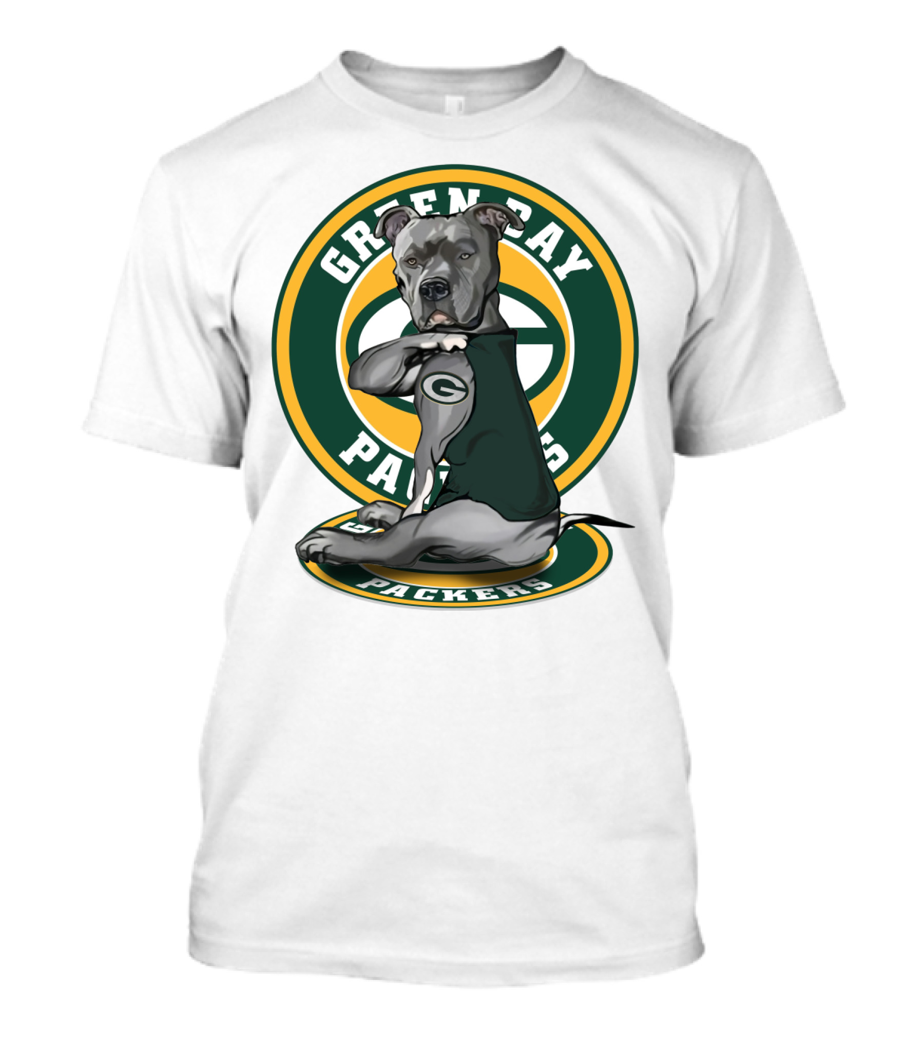 Green Bay Packers Pitbull T-Shirt