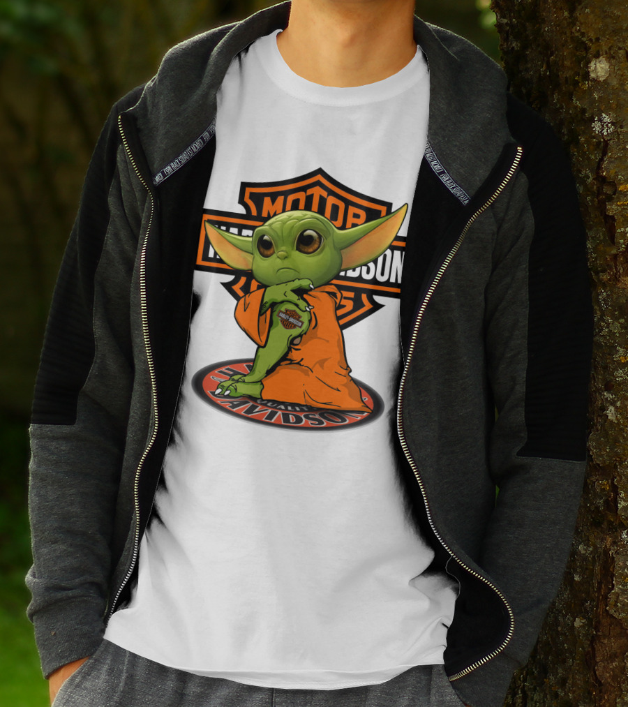 Harley Davidson Yoda Motorcycles T-Shirt