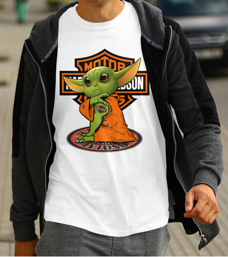 Harley Davidson Yoda Motorcycles T-Shirt